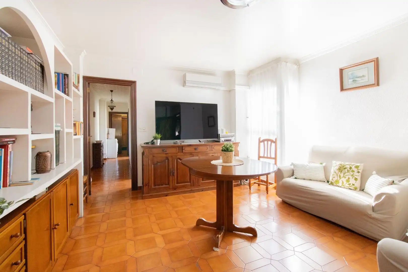 Wohnzimmer von Maisonette zum Verkauf in Massamagrell mit Klimaanlage, Terrasse und Balkon