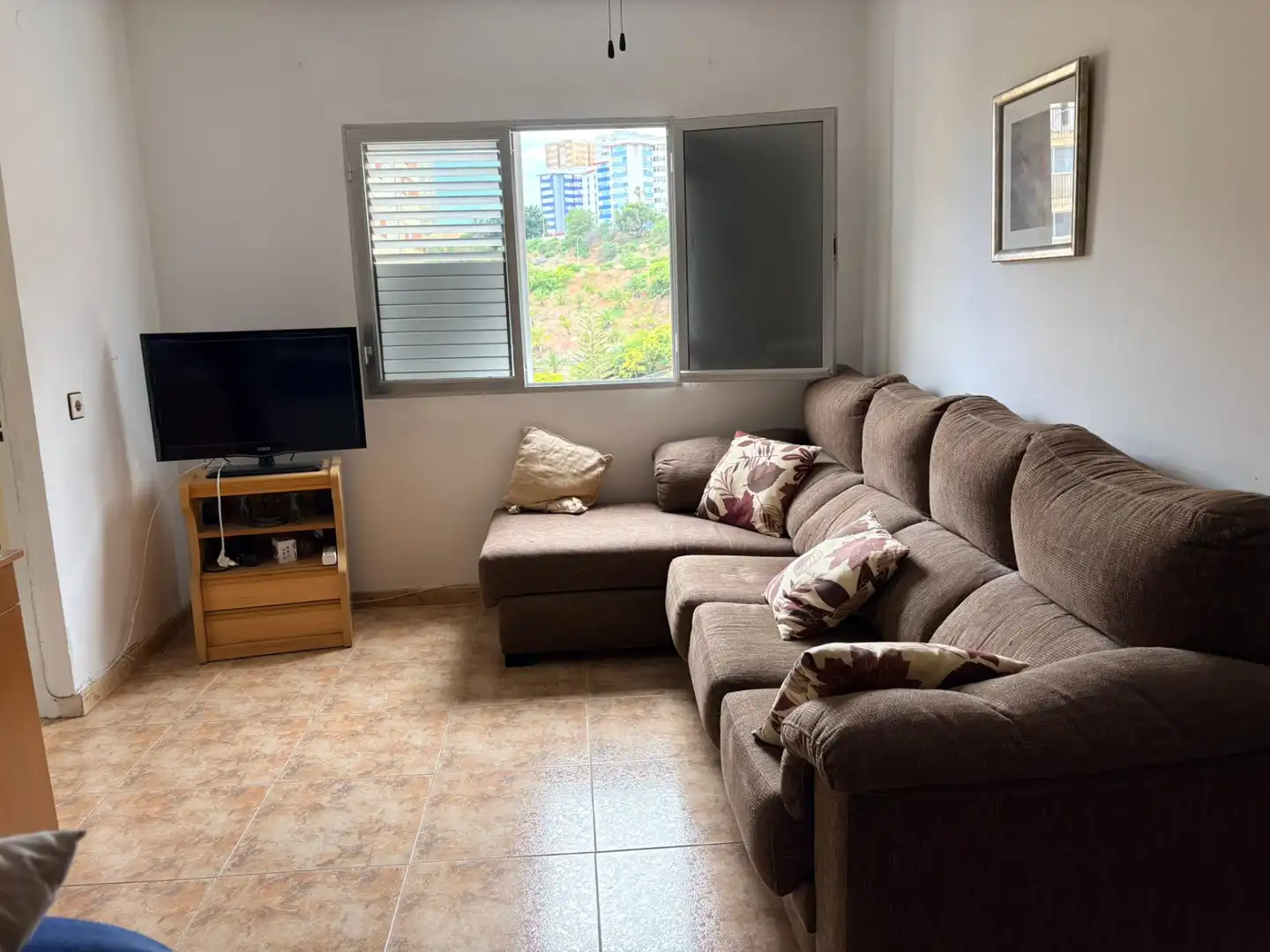 Sala de estar de Piso en venta en Las Palmas de Gran Canaria con Balcón