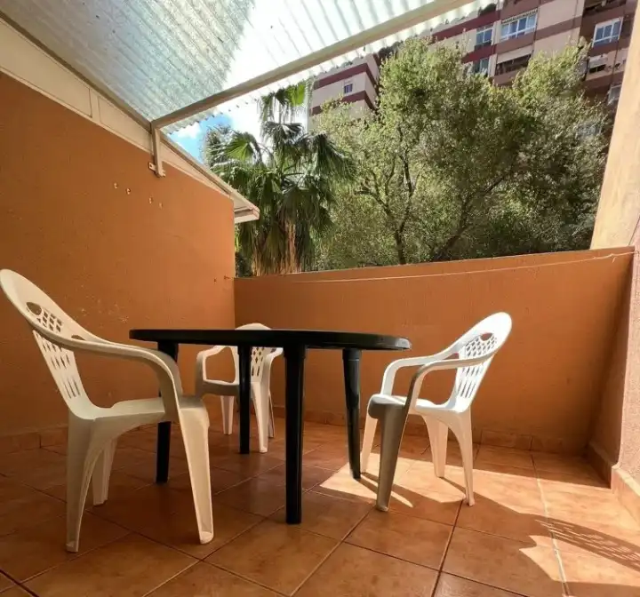 Terrace of Flat for sale in Valencia  with Heating, Terrace and Furnished