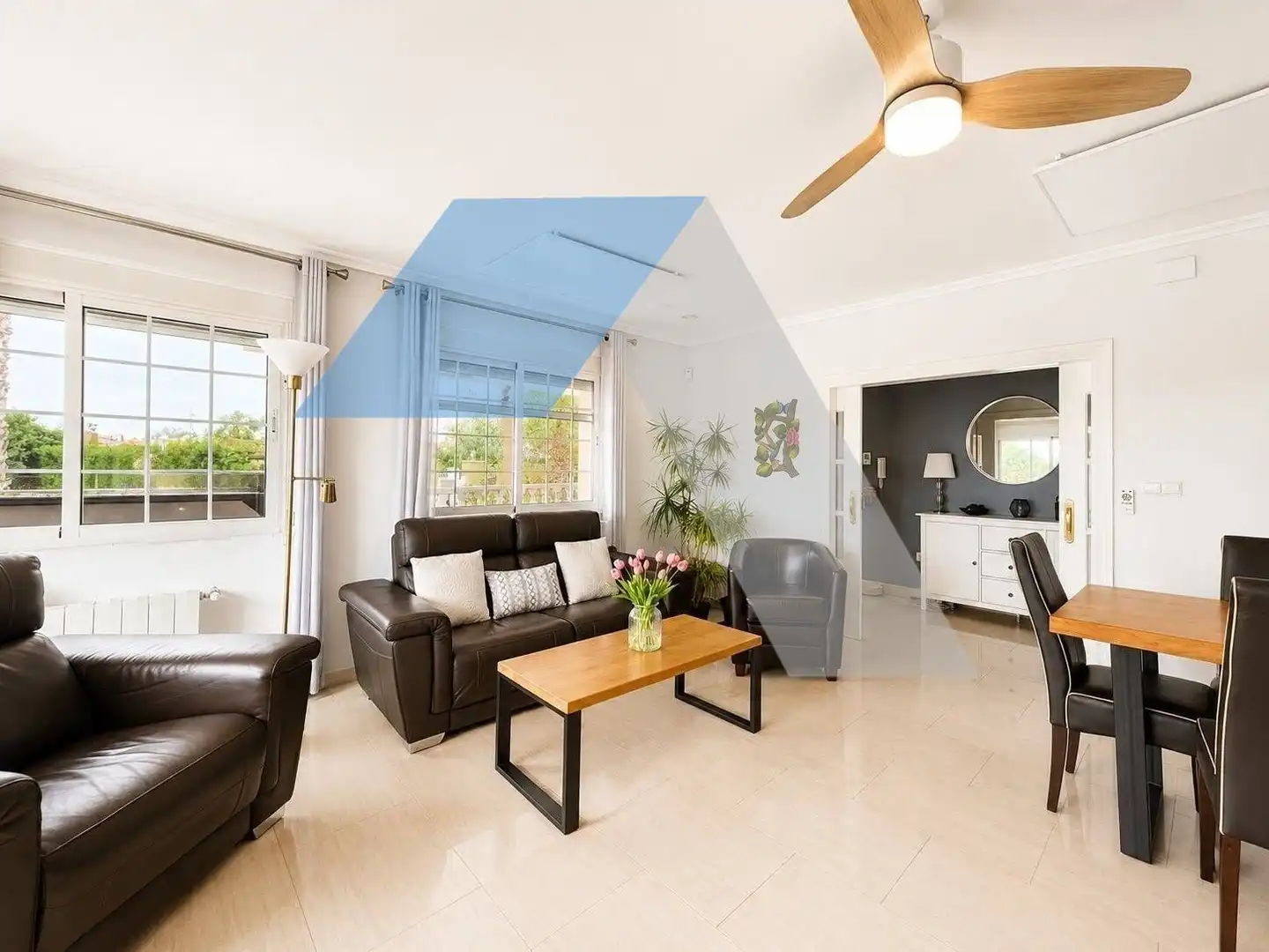 Living room of Houses for sale in San Vicente del Raspeig / Sant Vicent del Raspeig  with Air Conditioner, Heating and Private garden