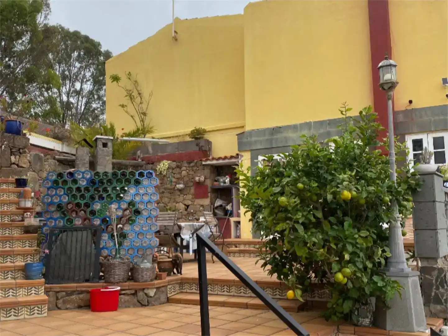 Vista exterior de Casa o chalet en venta en Gáldar con Piscina