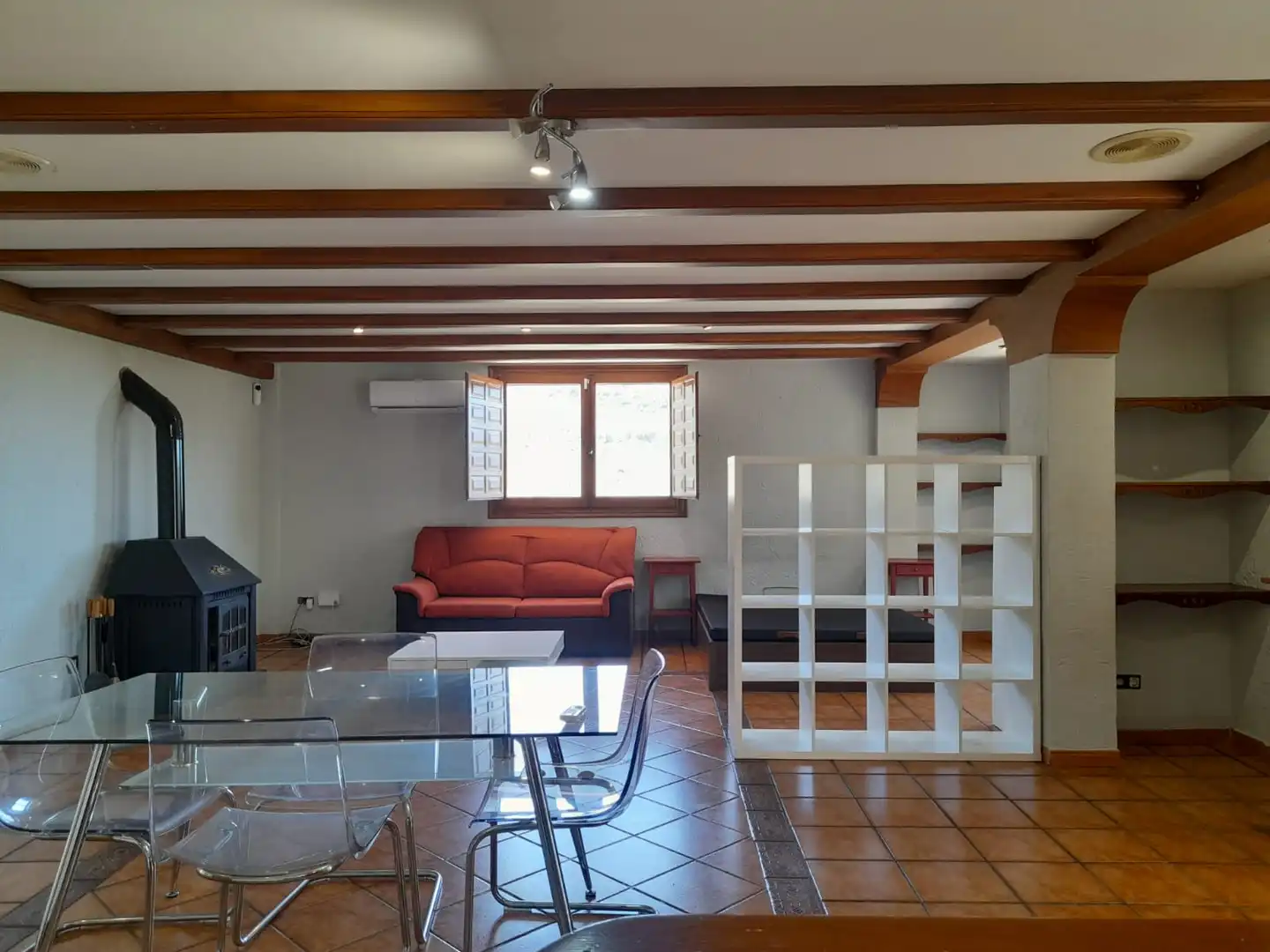 Sala de estar de Finca rústica de alquiler en Elche / Elx con Aire acondicionado, Calefacción y Amueblado