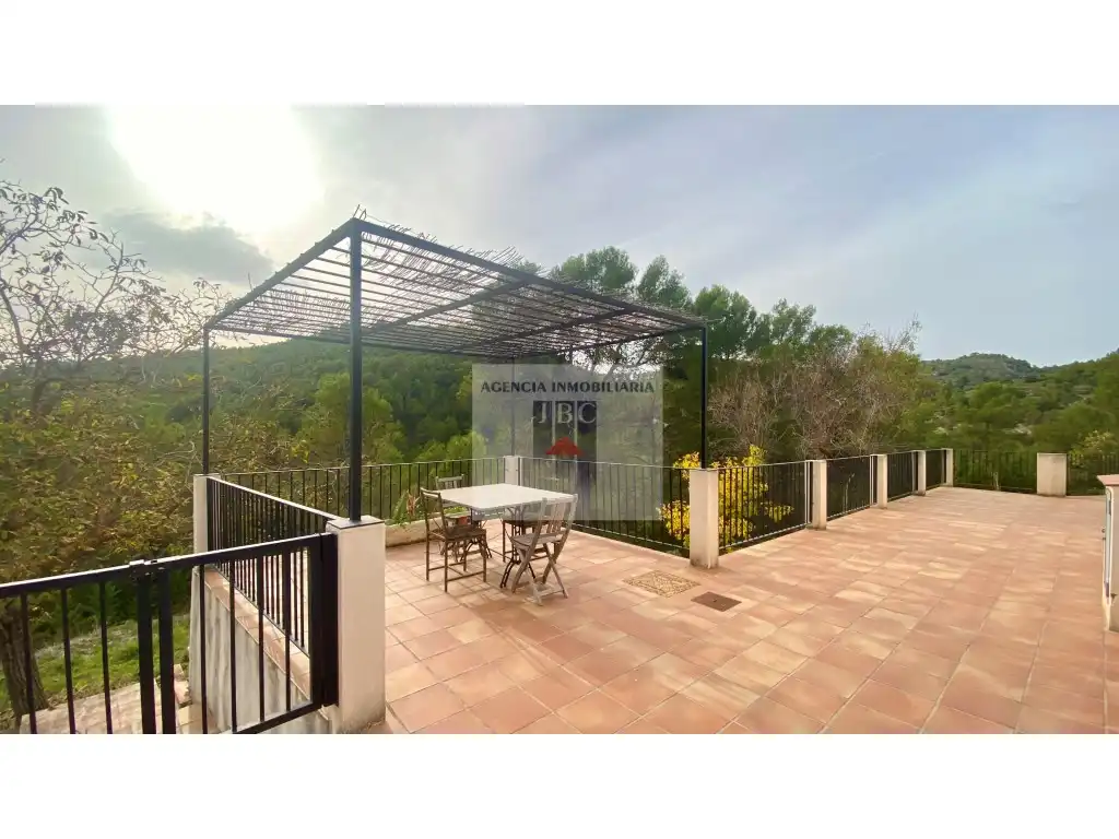 Terrassa de Finca rústica en venda en Alcoy / Alcoi amb Jardí privat, Traster i Piscina