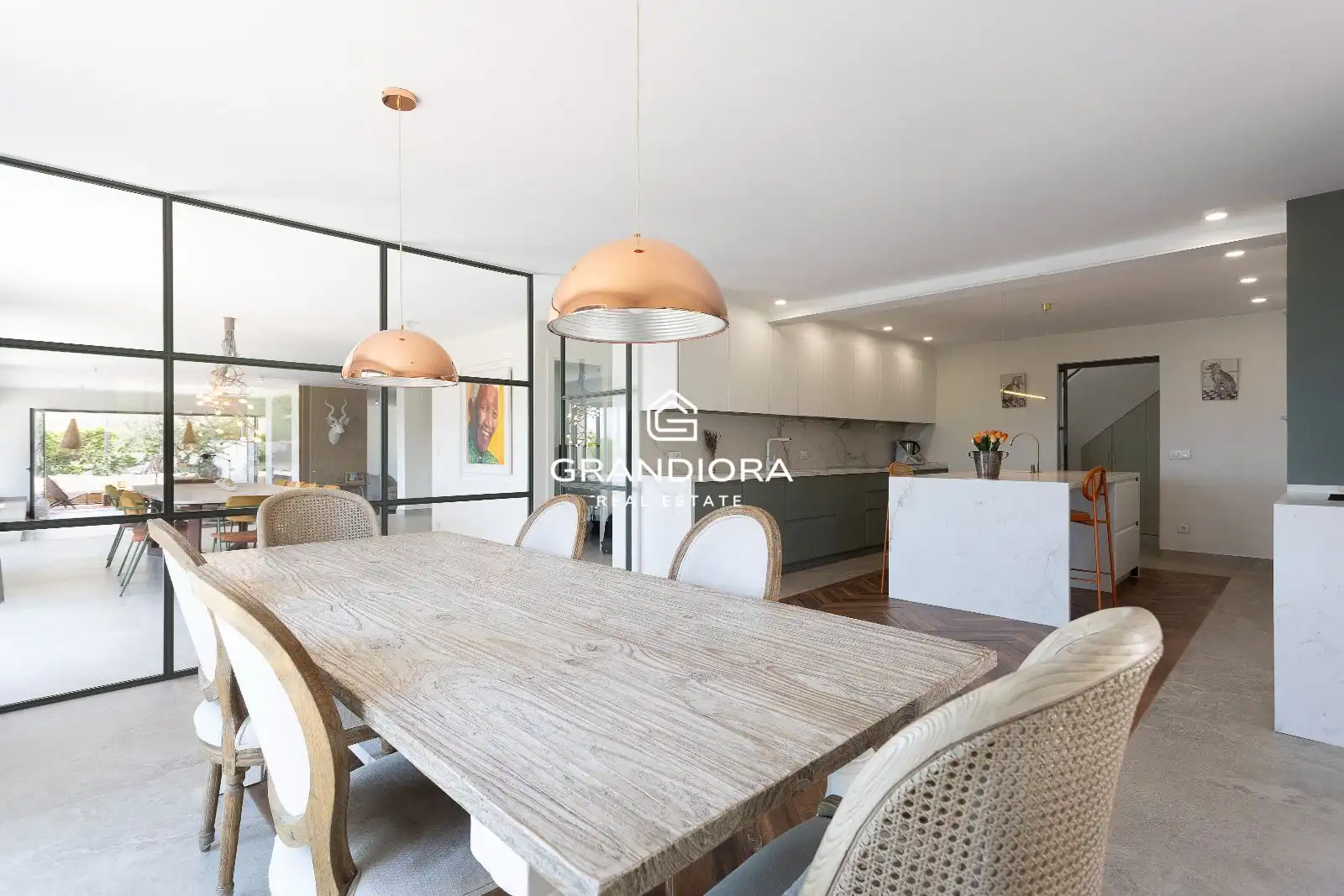 Dining room of Houses for rent in Cabrils  with Air Conditioner, Heating and Storage room