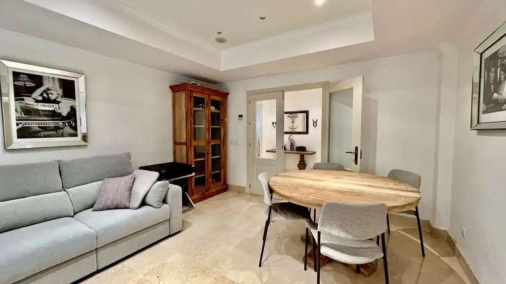 Dining room of Ground floor for rent in Marbella  with Air Conditioner, Private garden and Terrace