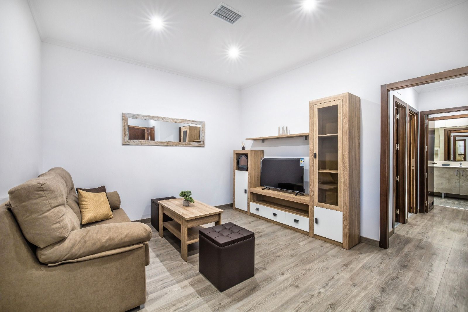 Living room of Flat to rent in  Córdoba Capital  with Air Conditioner, Heating and Parquet flooring
