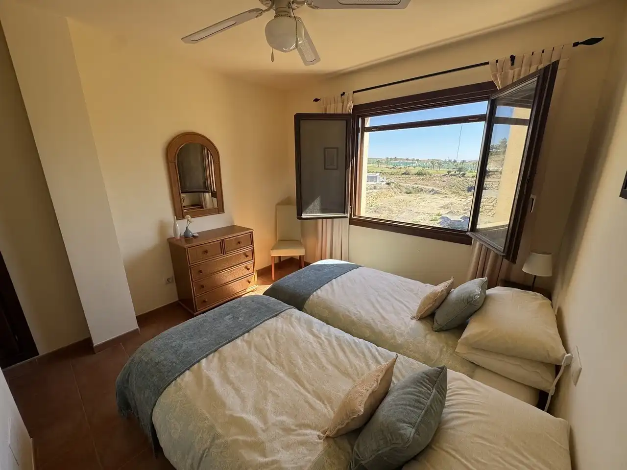 Bedroom of Apartments for sale in Vera  with Air Conditioner, Terrace and Swimming Pool