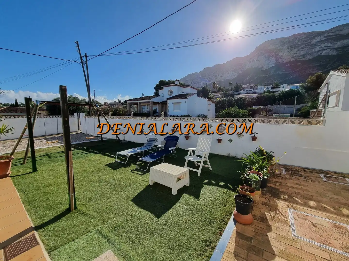Exterior view of Houses for sale in Dénia  with Air Conditioner, Private garden and Terrace