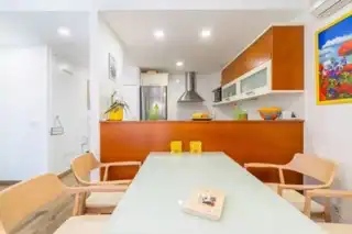 Kitchen of Flat for sale in Palau-saverdera  with Air Conditioner, Private garden and Terrace