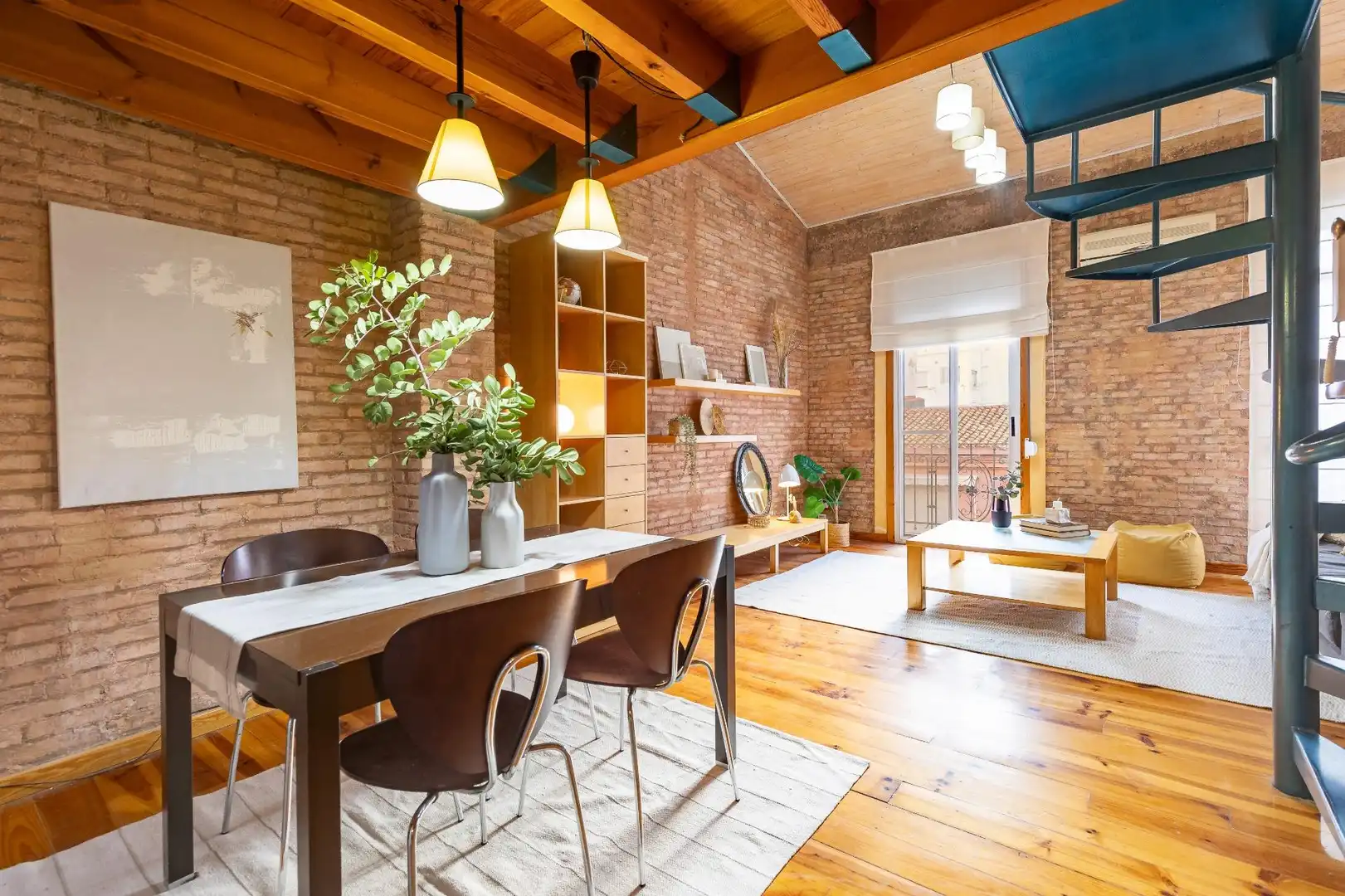 Esszimmer von Maisonette zum Verkauf in Valencia mit Klimaanlage und Balkon