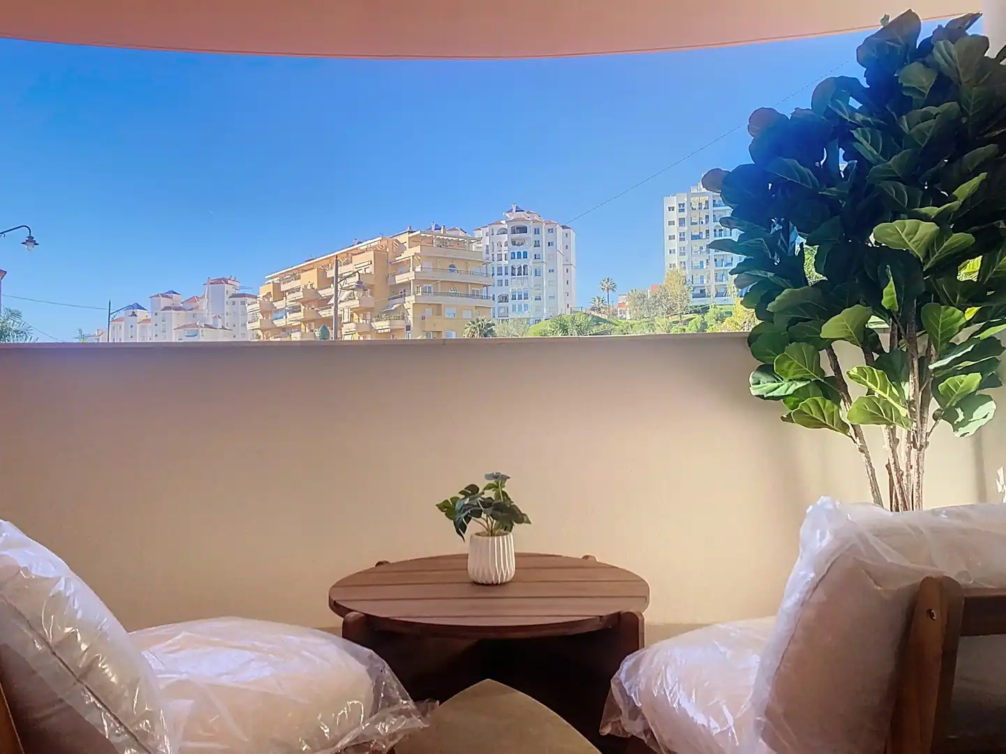 Terraza de Planta baja en venta en Estepona con Aire acondicionado, Terraza y Piscina