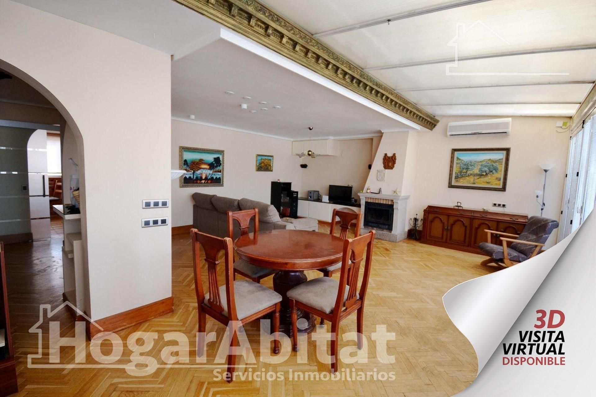 Living room of Attic for sale in Burriana / Borriana  with Air Conditioner, Heating and Parquet flooring