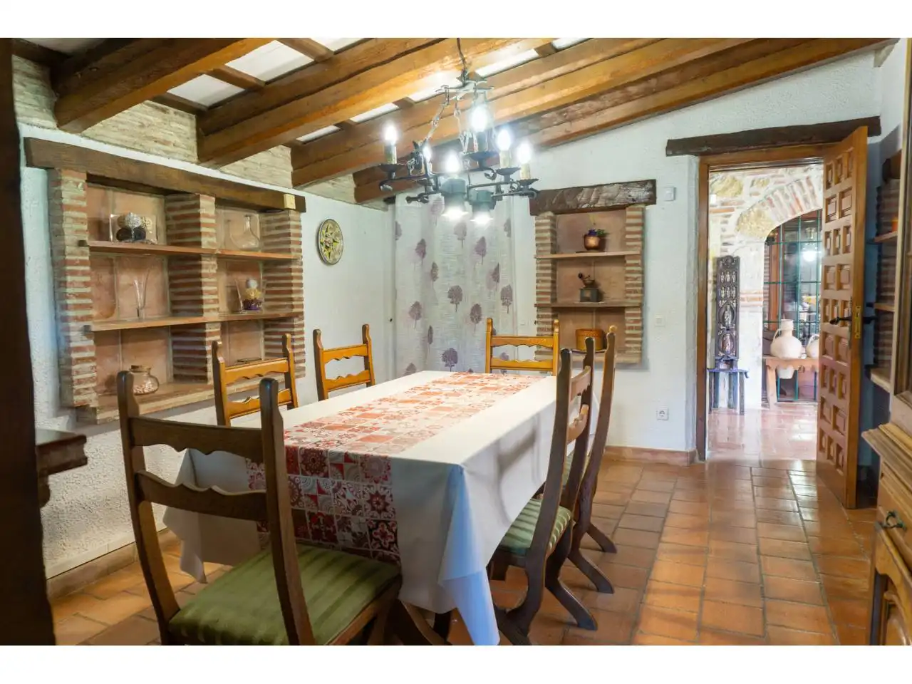 Comedor de Finca rústica en venta en Castell d'Aro, Platja d'Aro i s'Agaró con Calefacción, Jardín privado y Terraza