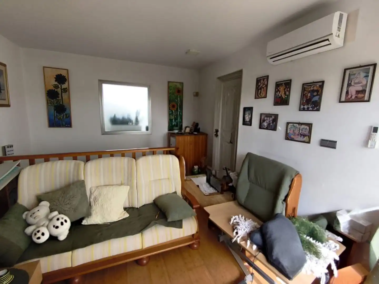 Sala d'estar de Casa o xalet en venda en Pilar de la Horadada amb Aire condicionat, Terrassa i Piscina