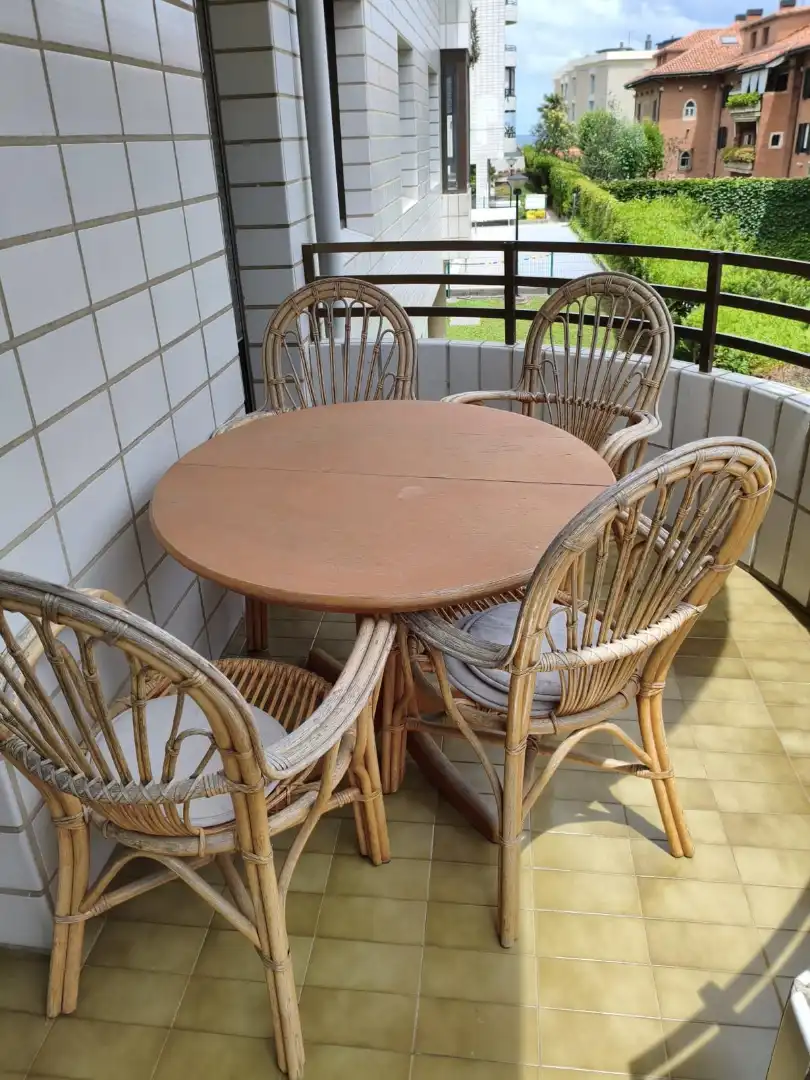 Terrace of Flat for rent in Zarautz  with Furnished, Oven and Washing machine