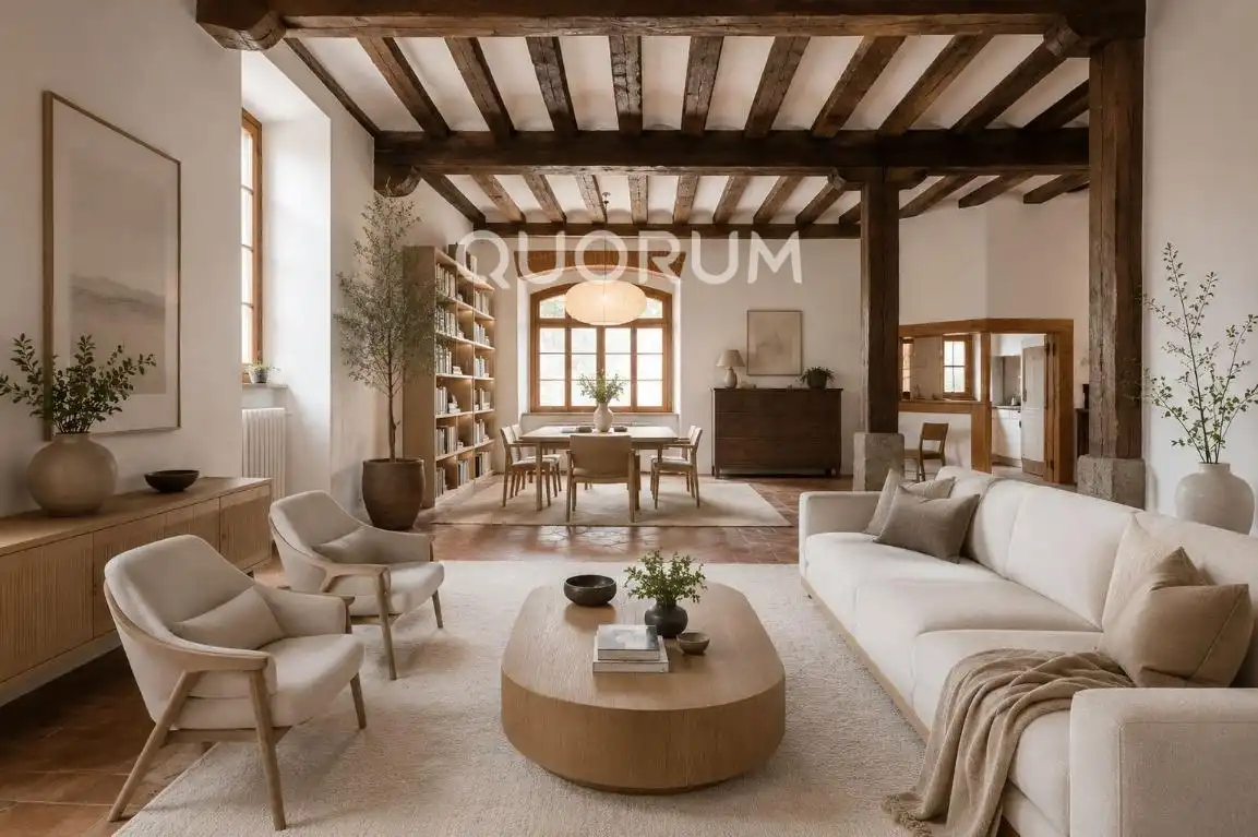 Sala de estar de Casa adosada en venta en Arrankudiaga / Zollo con Calefacción, Amueblado y Balcón