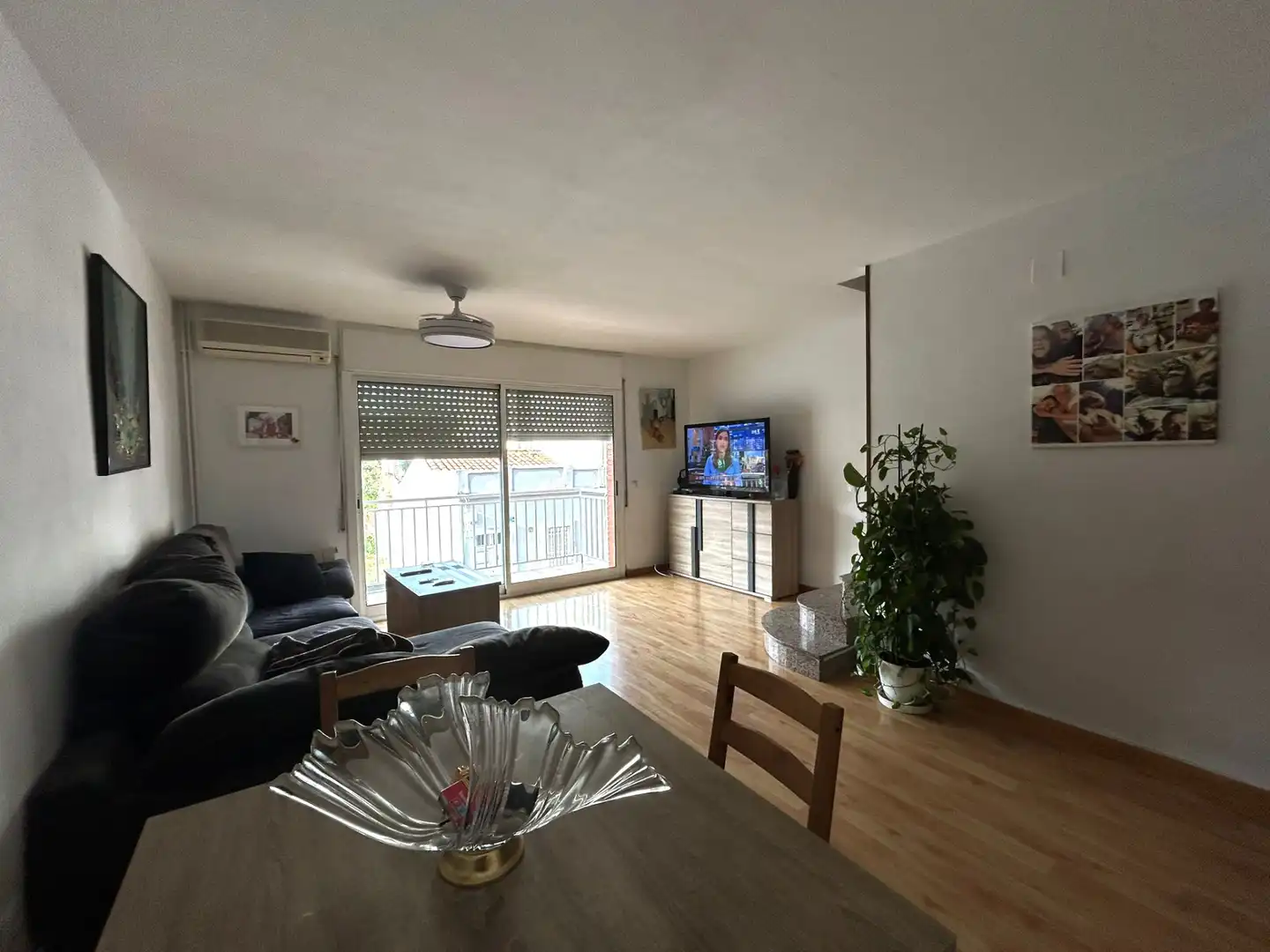 Living room of Houses for sale in Sant Adrià de Besòs  with Air Conditioner, Heating and Terrace