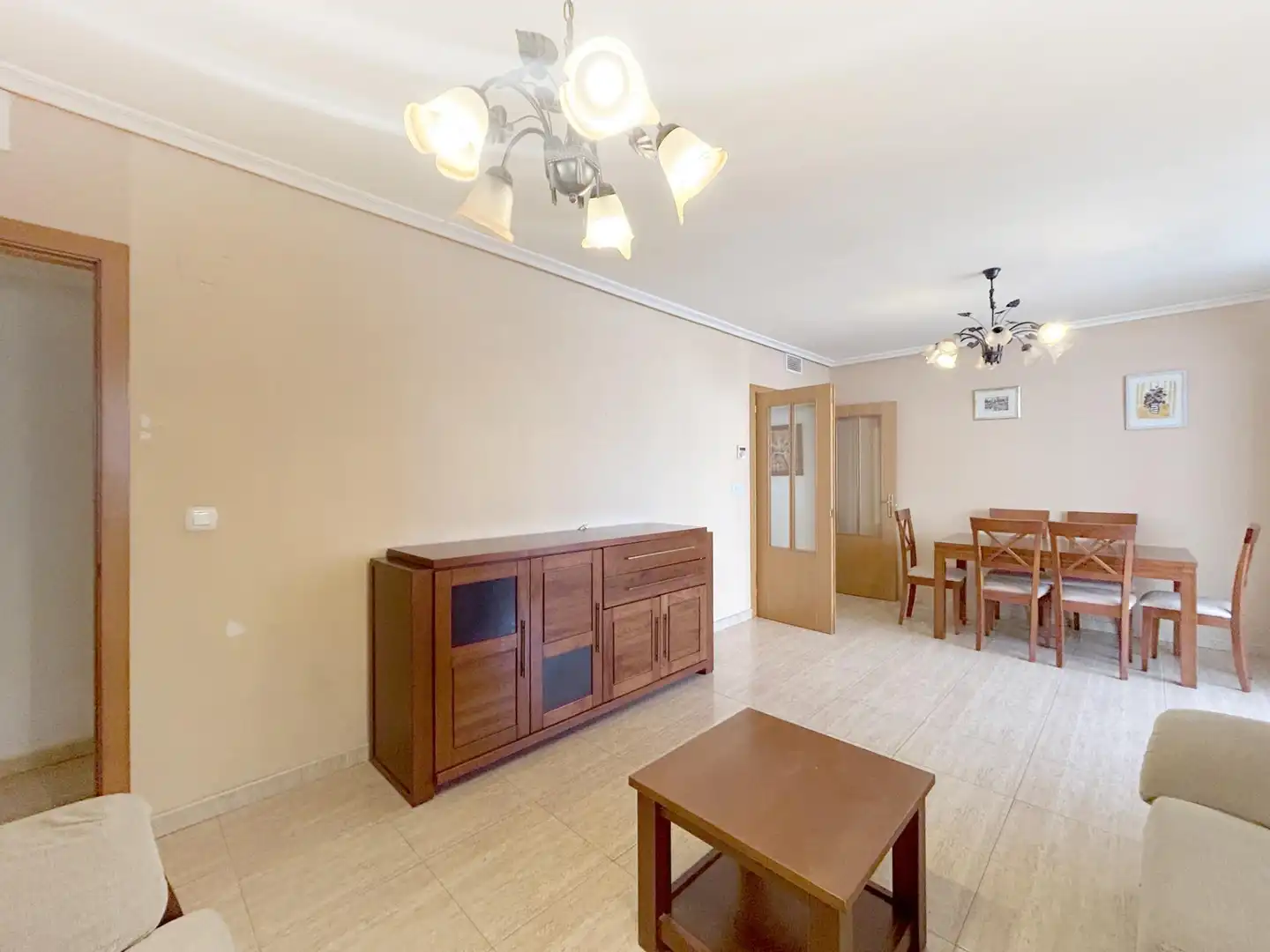 Sala d'estar de Apartament en venda en Alicante / Alacant amb Terrassa, Balcó i Alarma