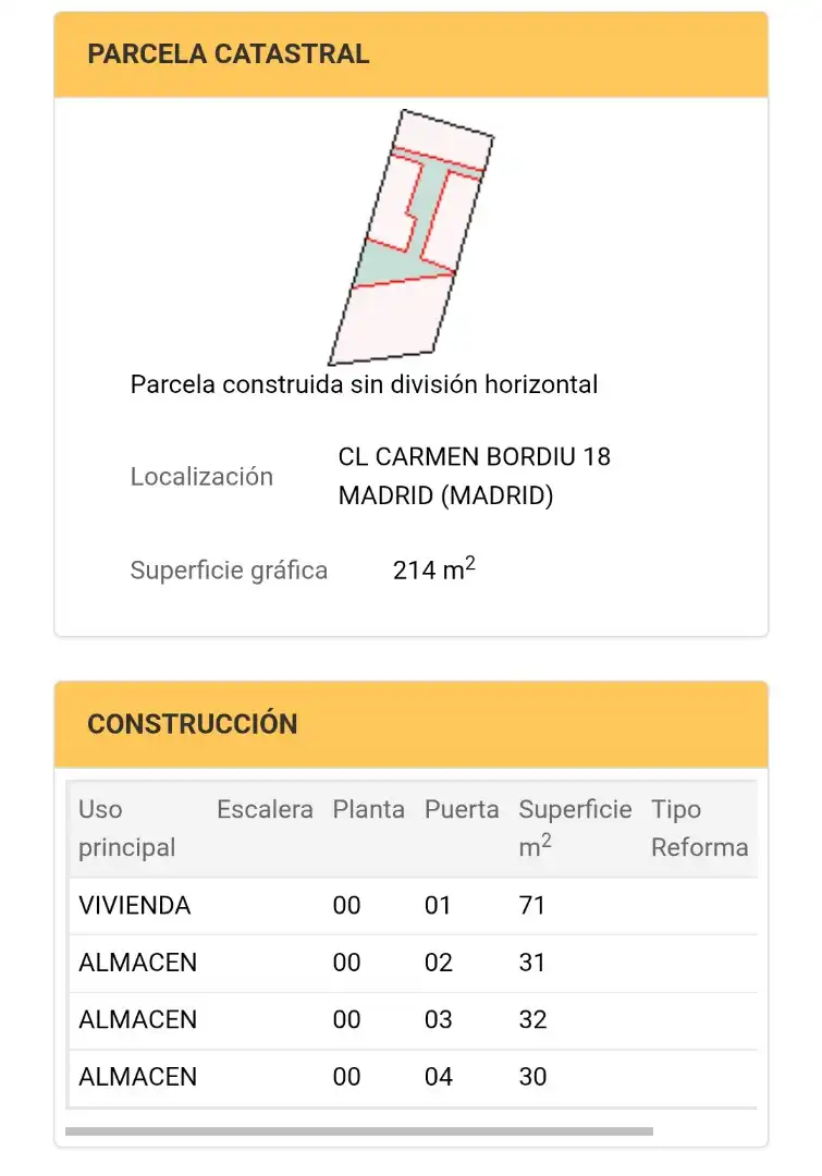 Residential for sale in Calle Carmen Bordiú, 18, Villaverde Alto