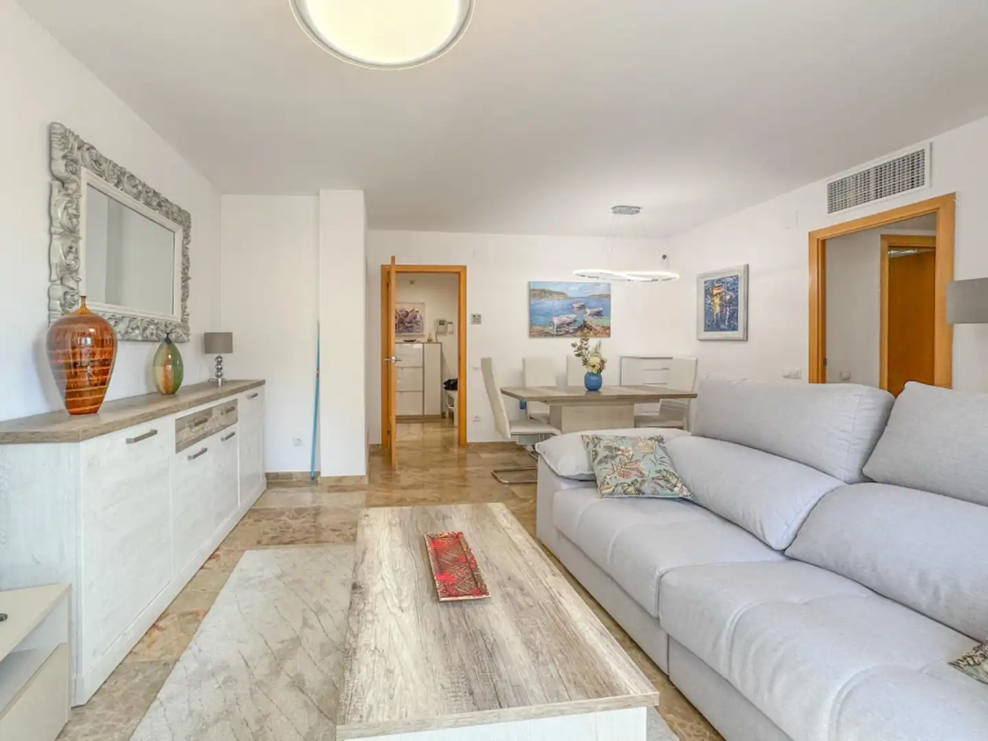 Living room of Flat for sale in Torredembarra  with Air Conditioner, Heating and Terrace