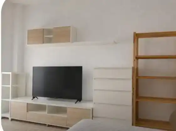 Sala d'estar de Estudi en venda en Torremolinos amb Moblat i Balcó
