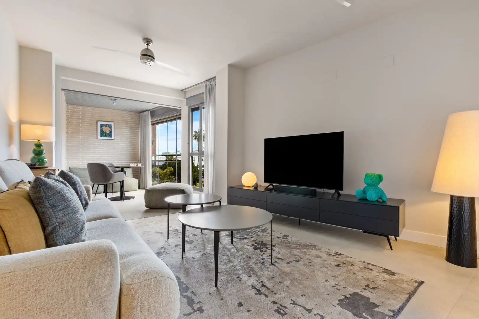 Sala de estar de Apartamento en venta en Torremolinos con Aire acondicionado, Calefacción y Terraza