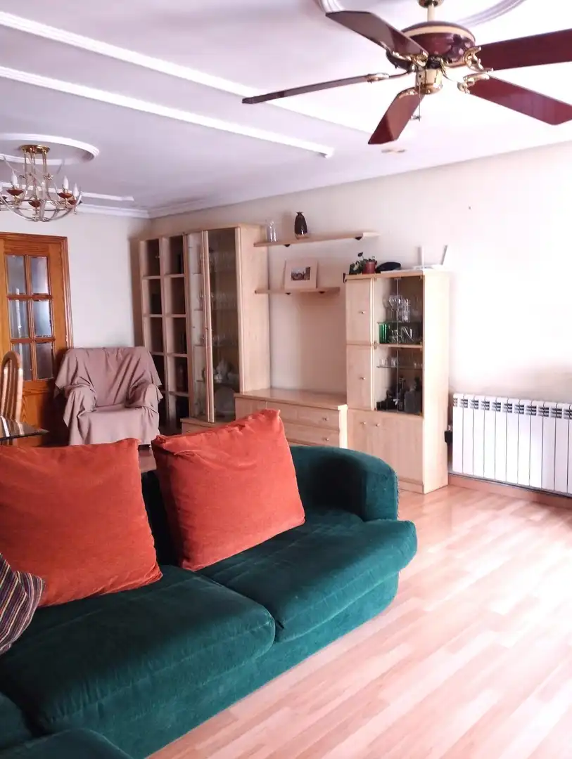 Sala de estar de Piso en venta en Ibi con Amueblado y Balcón