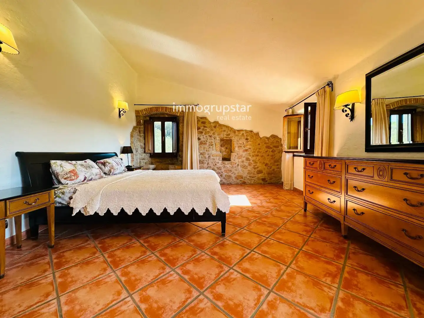 Habitación de Finca rústica en venta en Santa Cristina d'Aro con Terraza, Trastero y Piscina
