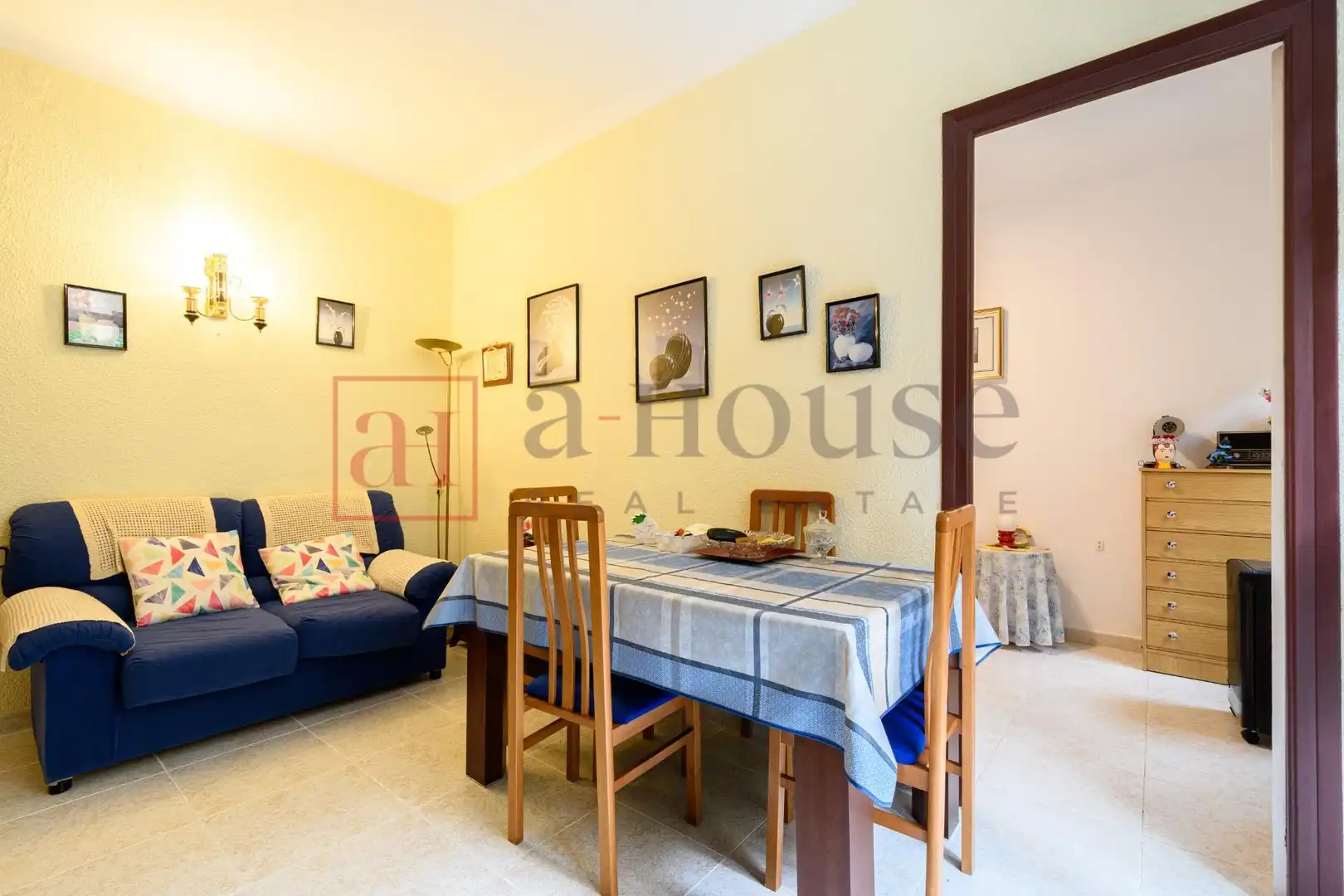 Sala de estar de Piso en venta en Barcelona con Terraza, Amueblado y Balcón