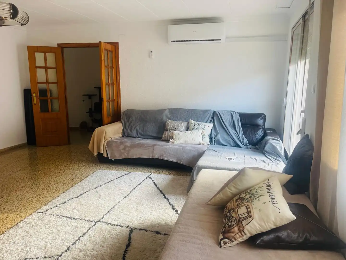 Wohnzimmer von Wohnung zum Verkauf in Palma de Gandia mit Klimaanlage, Heizung und Abstellraum