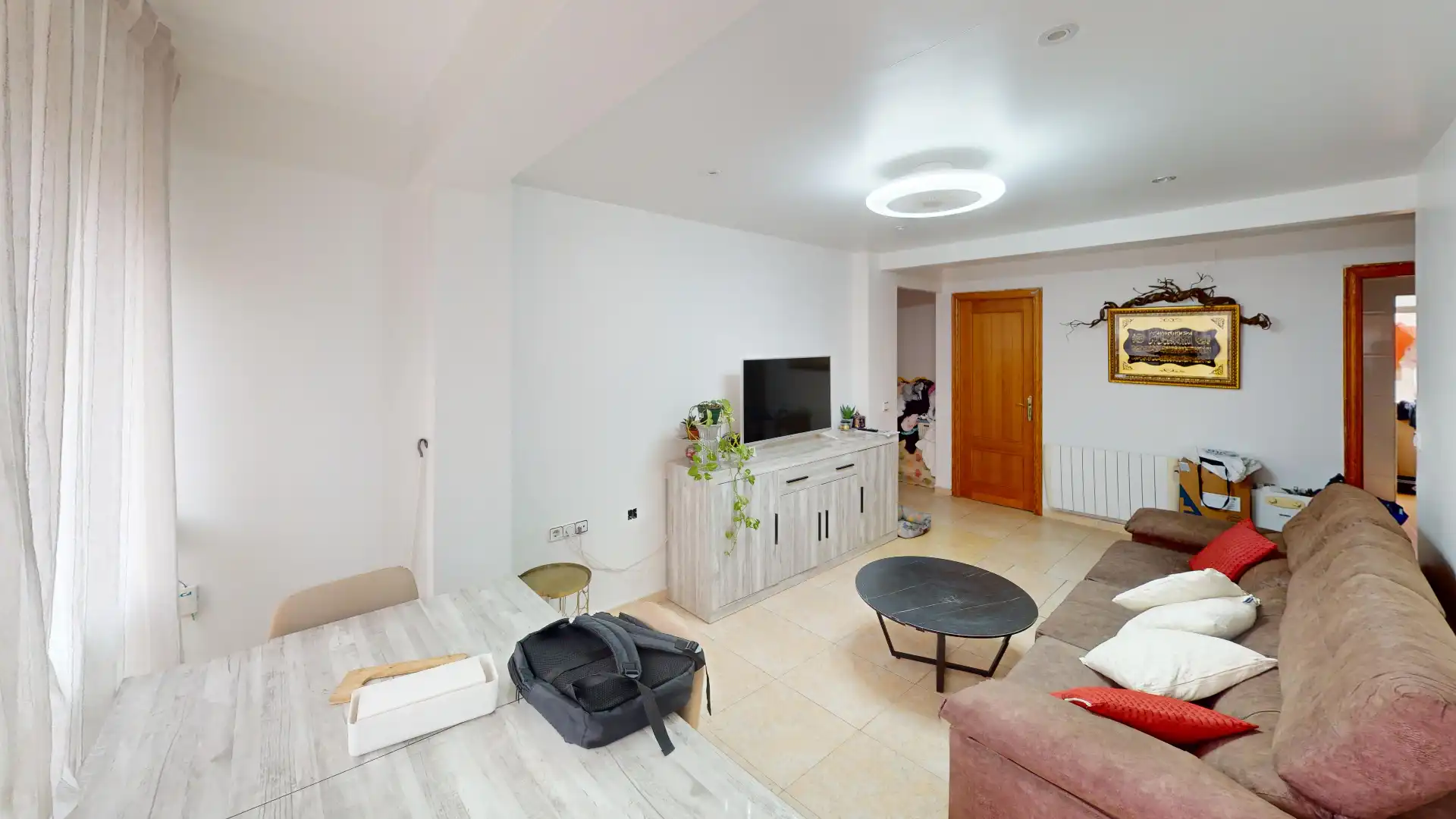 Sala de estar de Piso en venta en Alicante / Alacant con Amueblado, Horno y Lavadora