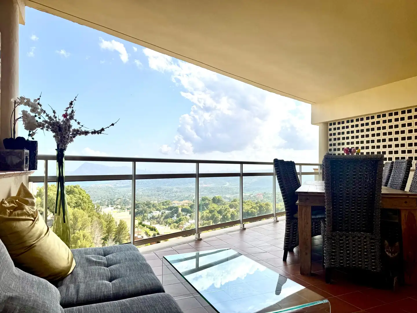 Terrace of Detached homes for rent in Altea la Vella
