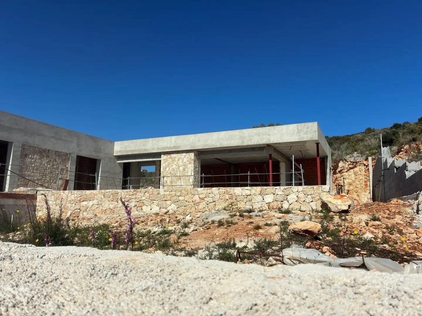 Vista exterior de Casa o xalet en venda en Benitachell / El Poble Nou de Benitatxell amb Aire condicionat, Calefacció i Terrassa