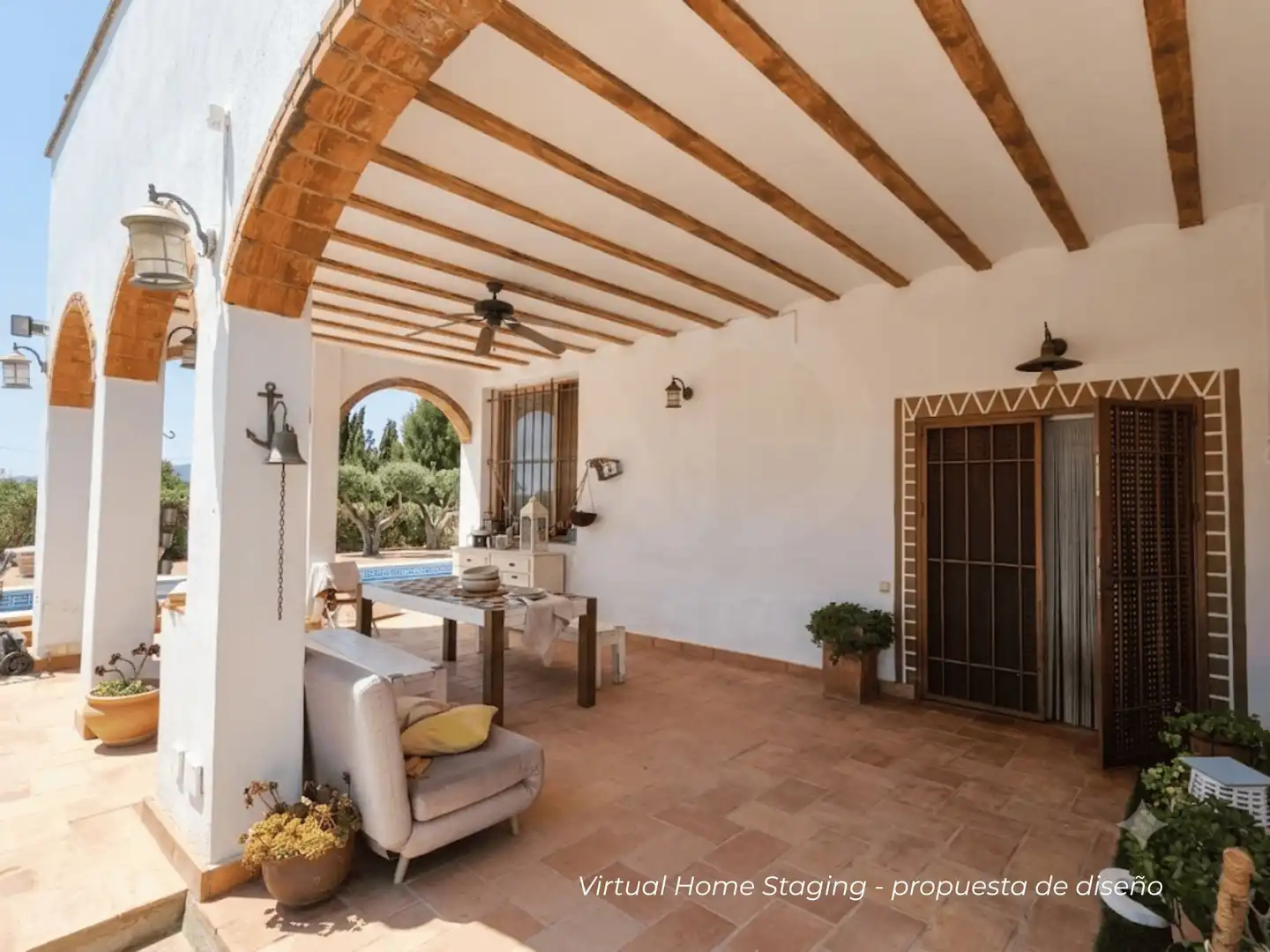 Casa rústica con piscina en venta en Montbrió del Camp, imagen 6