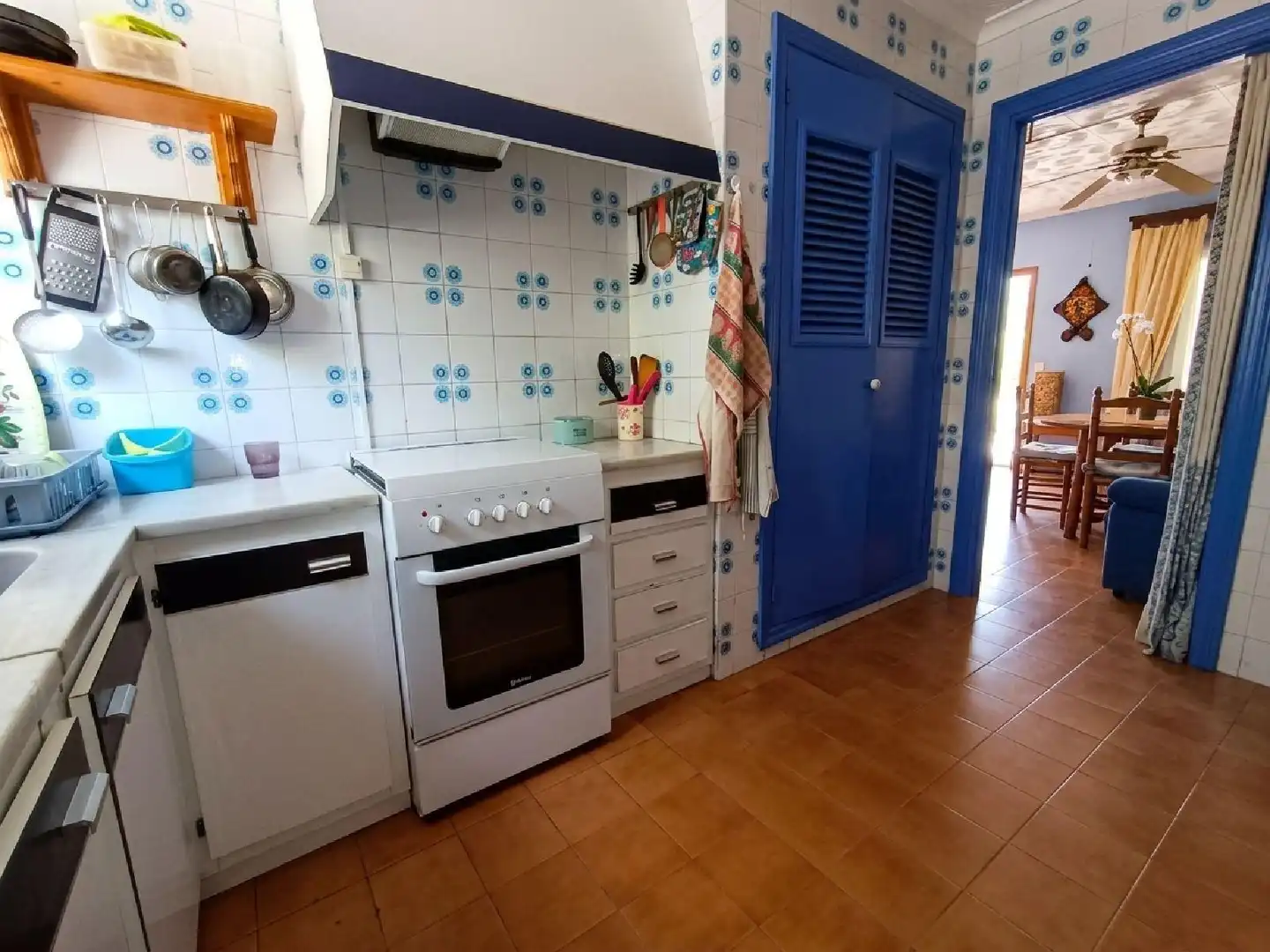 Cocina de Casa o chalet de alquiler en Dénia con Calefacción, Jardín privado y Terraza