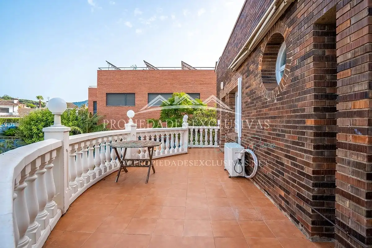 Terraza de Casa o chalet en venta en Teià con Aire acondicionado, Calefacción y Jardín privado