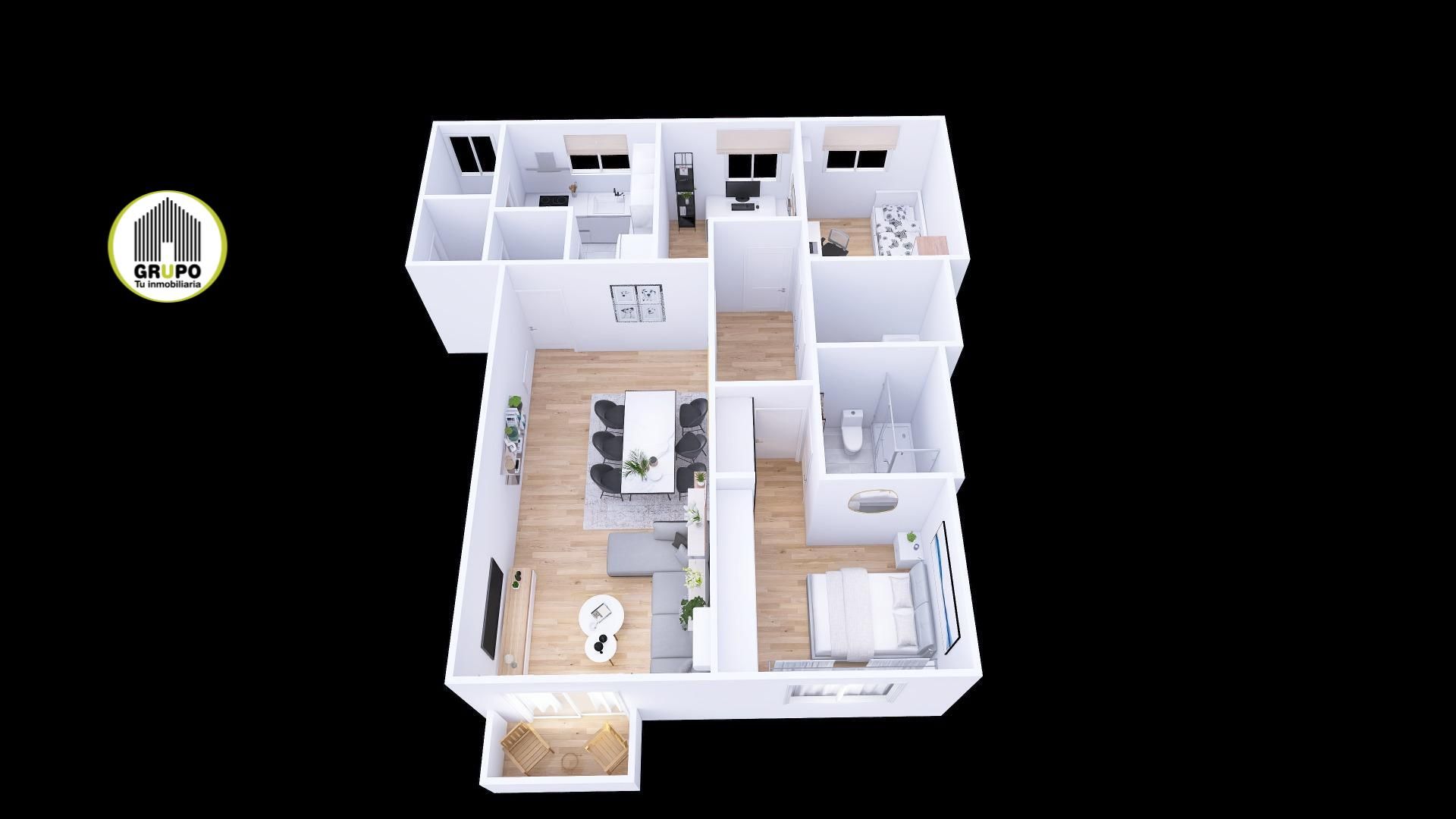 Flat for sale in Esplugues de Llobregat  with Air Conditioner, Heating and Balcony