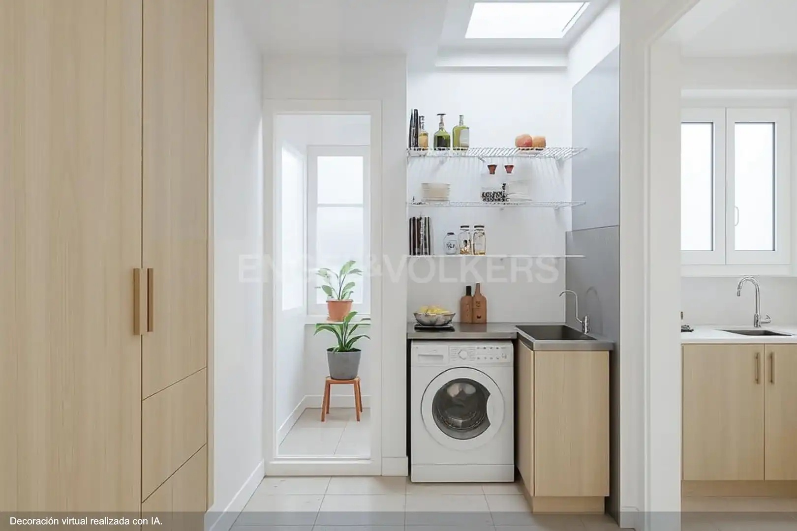 Kitchen of Flat for sale in Barcelona  with Heating, Parquet flooring and Furnished