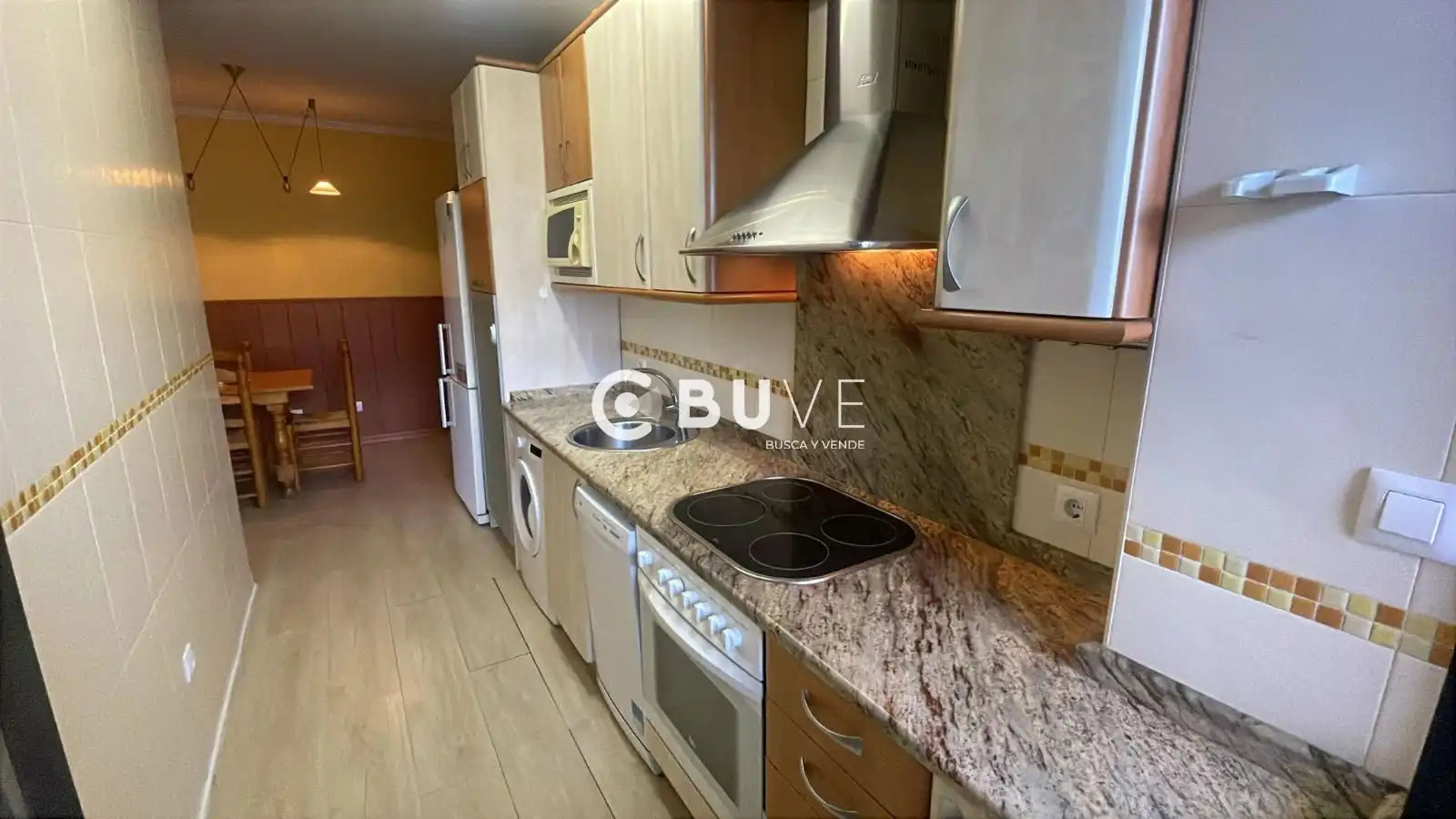 Cocina de Piso de alquiler en Valladolid con Calefacción, Terraza y Amueblado