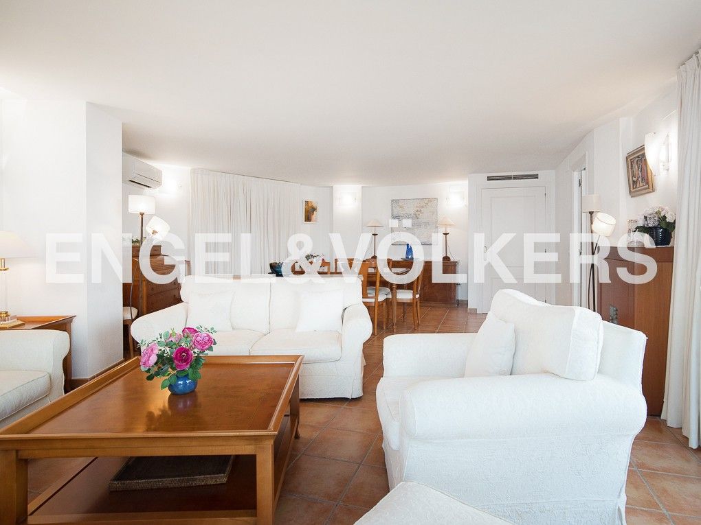 Sala d'estar de Àtic en venda en Peñíscola / Peníscola amb Aire condicionat, Calefacció i Terrassa