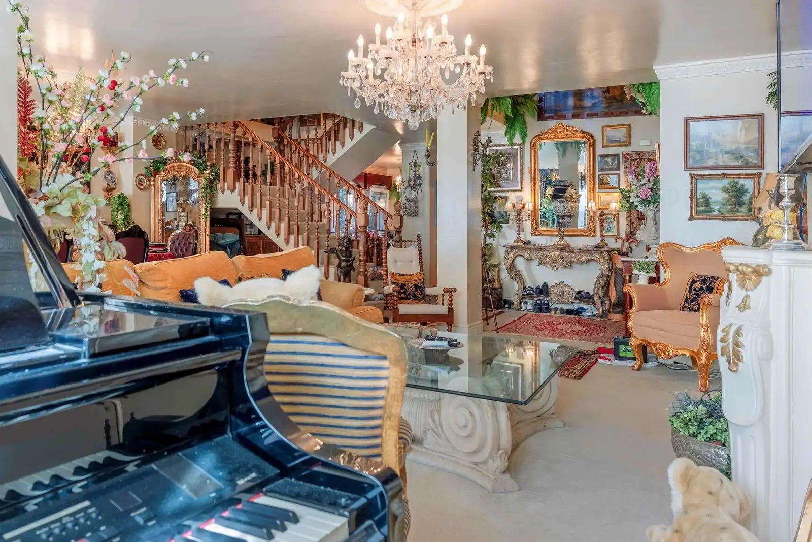 Wohnzimmer von Maisonette zum Verkauf in Estepona mit Klimaanlage und Gemeinschaftspool