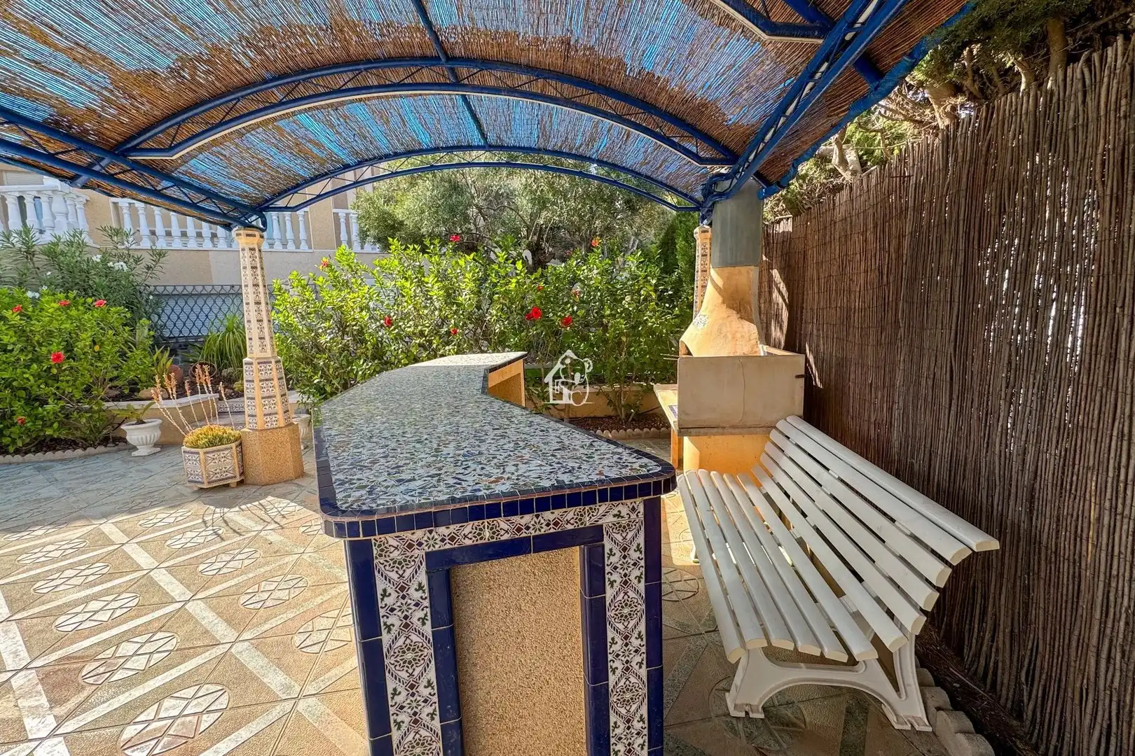 Garden of Houses for rent in Orihuela  with Air Conditioner, Swimming Pool and Furnished