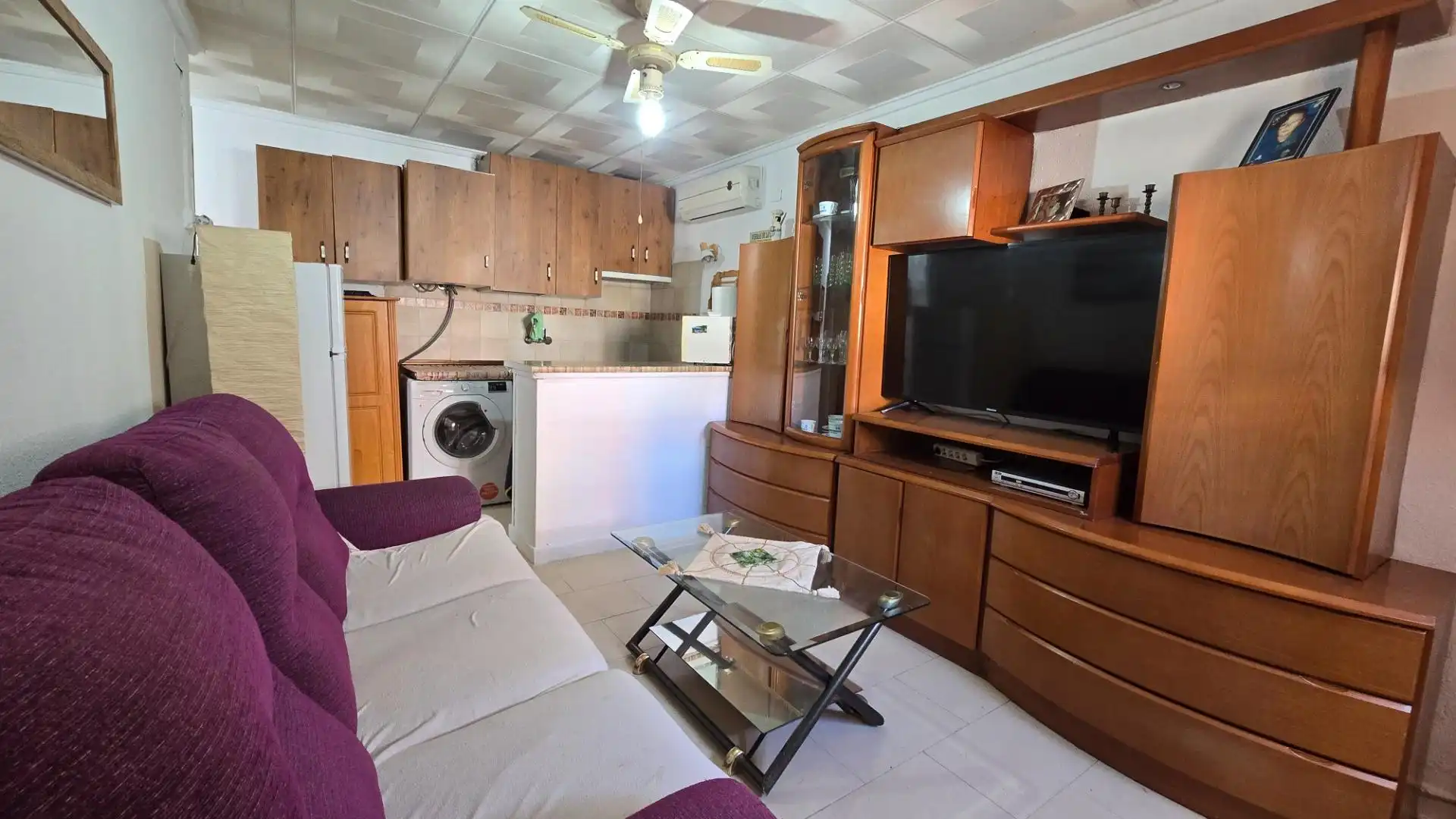 Sala de estar de Casa adosada en venta en San Fulgencio con Aire acondicionado, Calefacción y Terraza