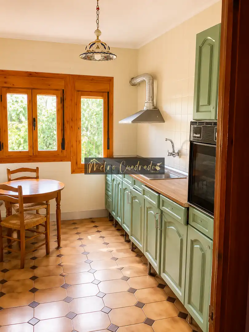 Cocina de Casa o chalet en venta en Alcuéscar con Aire acondicionado, Trastero y Piscina