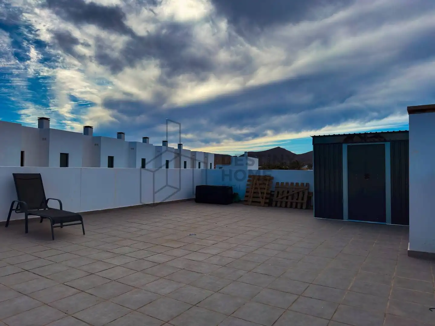Terrassa de Casa o xalet de lloguer en La Oliva amb Traster