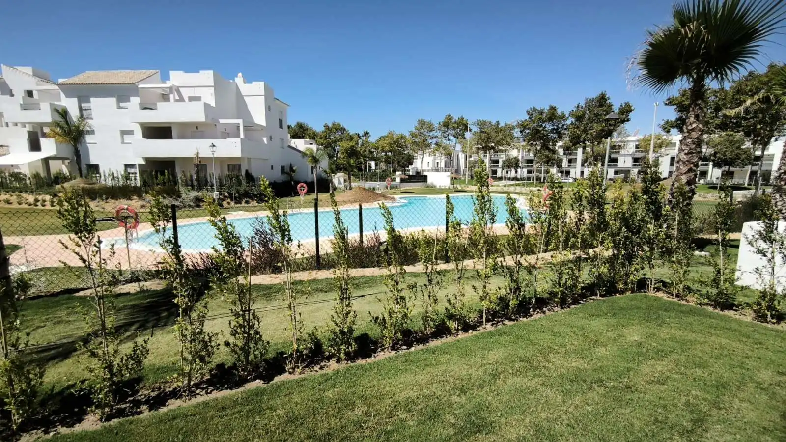 Piscina de Apartamento para compartir en Chipiona con Aire acondicionado, Terraza y Amueblado