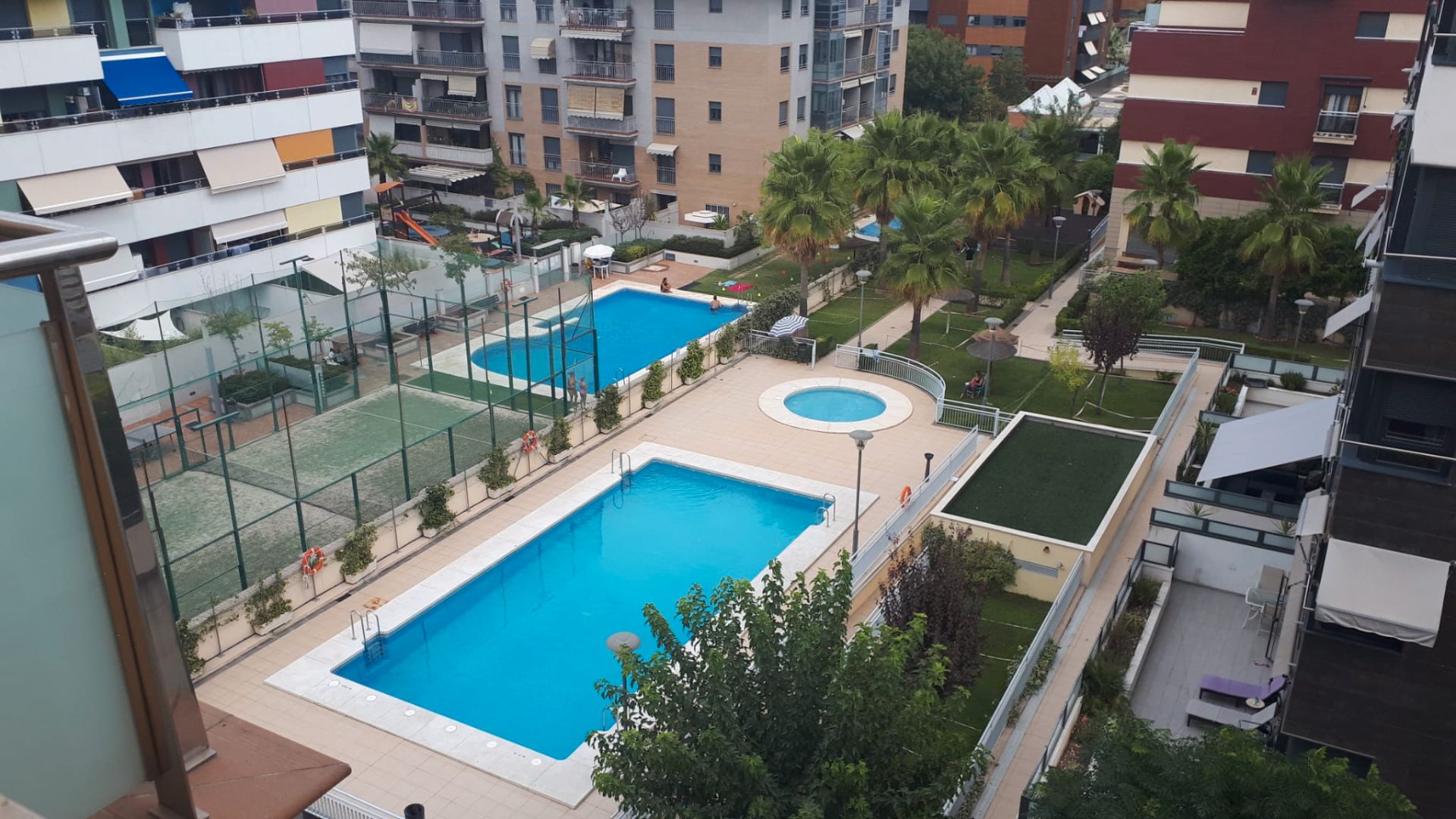 Piscina de Piso de alquiler en  Granada Capital con Aire acondicionado, Calefacción y Trastero