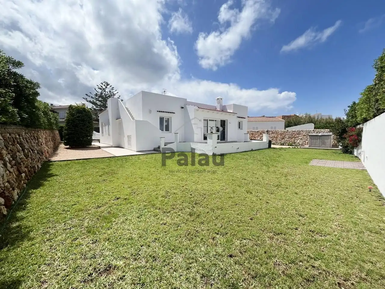 Vista exterior de Casa o chalet en venta en Ciutadella de Menorca con Aire acondicionado, Jardín privado y Terraza