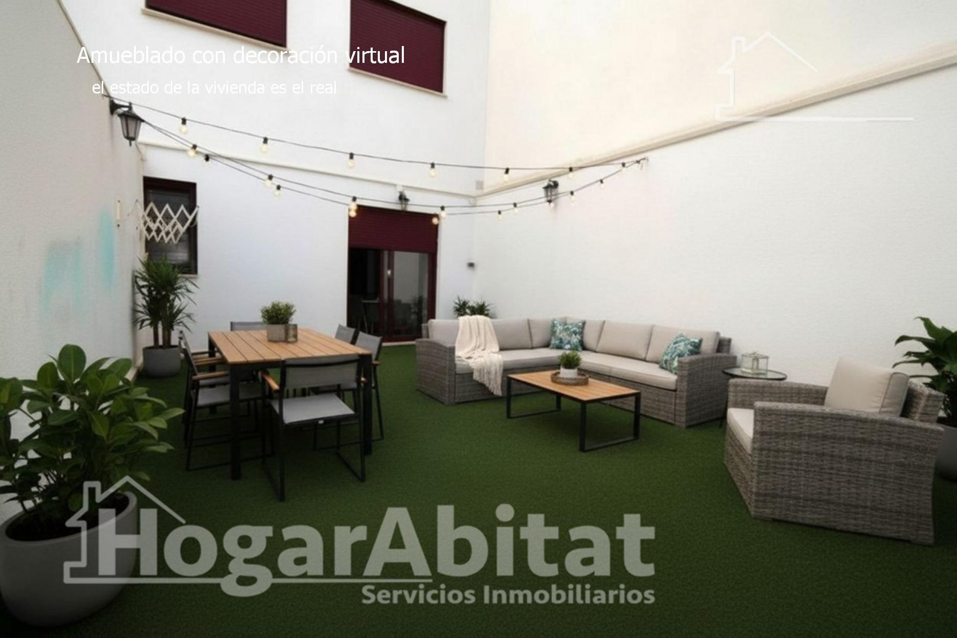 Terrassa de Pis en venda en Alginet amb Calefacció, Jardí privat i Terrassa