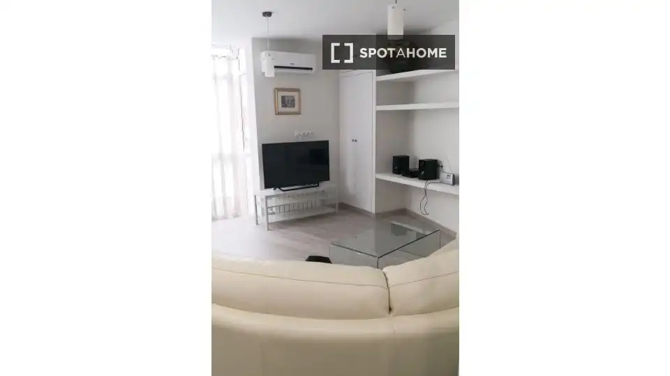 Sala d'estar de Apartament per a compartir en Madrid amb Aire condicionat, Calefacció i Terrassa
